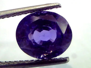 6.19 Ct IGI Certified Unheated Natural Madagaskar Blue Sapphire