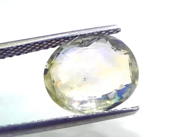 6.27 Ct Certified Unheated Natural Ceylon Yellow Blue Pitambari Sapphire - Venus Gems