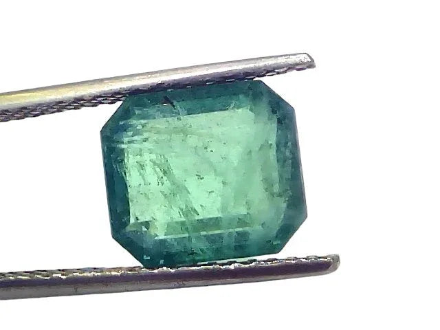 6.21 Ct GII Certified Untreated Natural Zambian Emerald Panna Gems - Venus Gems