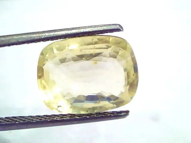 6.22 Ct IGI Certified Unheated Untreated Natural Ceylon Yellow Sapphire