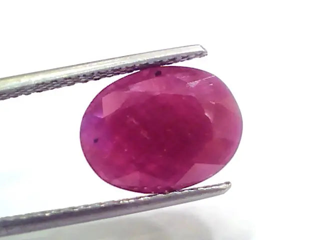 6.29 Ct Certified Unheated Untreated Natural New Burma Ruby