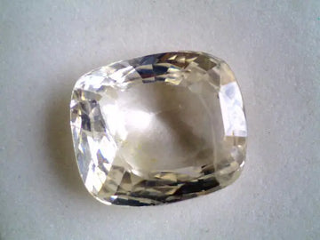 6.5 Carat Unheated Untreated Natural Ceylon White Sapphire