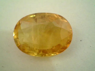6.25 Ct Premium Grade Natural Bangkok Yellow Sapphire,Pukhraj