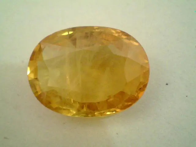 6.25 Ct Premium Grade Natural Bangkok Yellow Sapphire,Pukhraj
