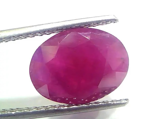 6.14 Ct Certified Unheated Untreated Natural New Burma Ruby Manik Stone