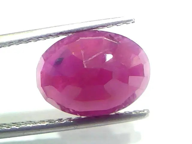 6.14 Ct Certified Unheated Untreated Natural New Burma Ruby Manik Stone