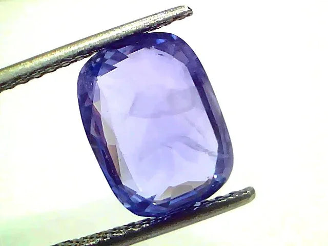 6.28 Ct IGI Certified Unheated Untreated Natural Ceylon Blue Sapphire - Venus Gems