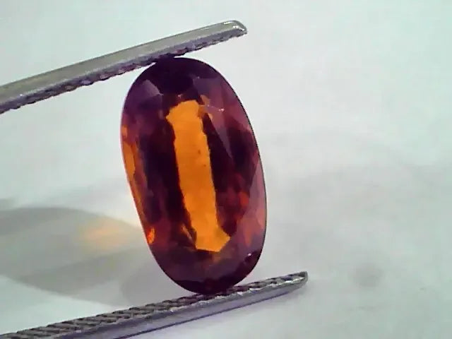 6.32 Ct Untreated Natural Ceylon Gomedh/Hessonite Gemstone - Venus Gems