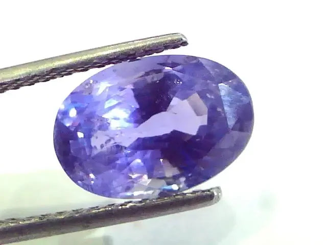 6.47 Ct Unheated Untreated Natural Ceylon Blue Sapphire Neelam - Venus Gems
