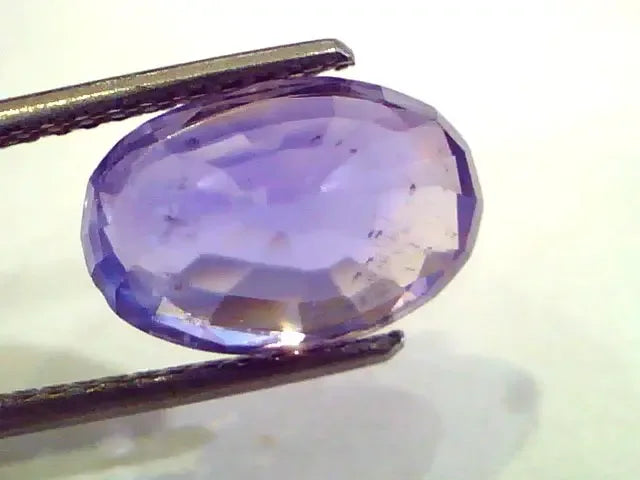 6.47 Ct Unheated Untreated Natural Ceylon Blue Sapphire Neelam - Venus Gems