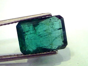 6.30 Ct Unheated Natural Zambian Green Emerald Gemsotne AA
