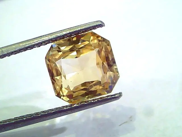 6.31 Ct Unheated Untreated Natural Ceylon Yellow Sapphire AAA