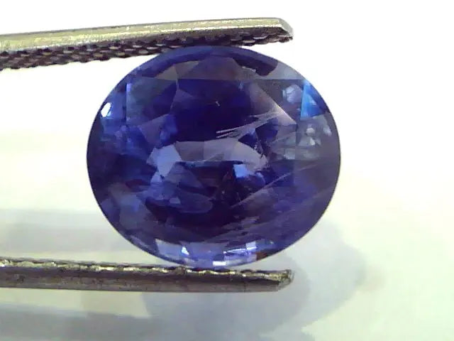 6.31 Ct IGI Certified Unheated Untreated Natural Ceylon Deep Blue Sapphire