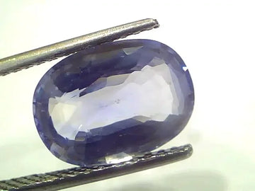 6.32 Ct IGI Certified Unheated Untreated Natural Ceylon Blue Sapphire - Venus Gems