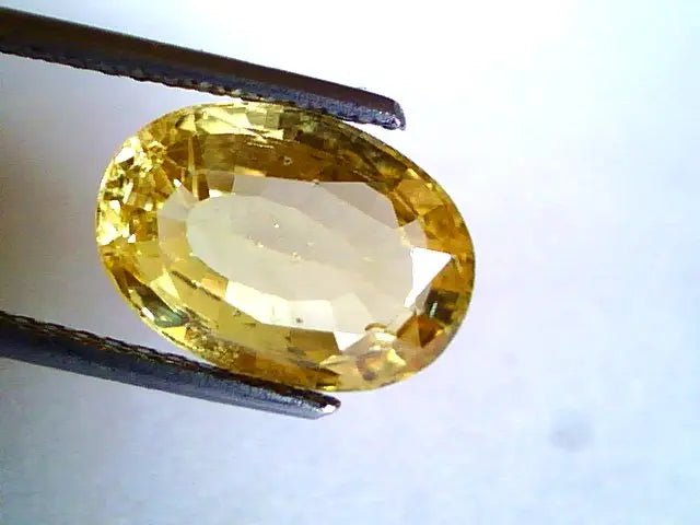 6.35 Ct Unheated Untreted Natural Ceylon Yellow Sapphire Pukhraj