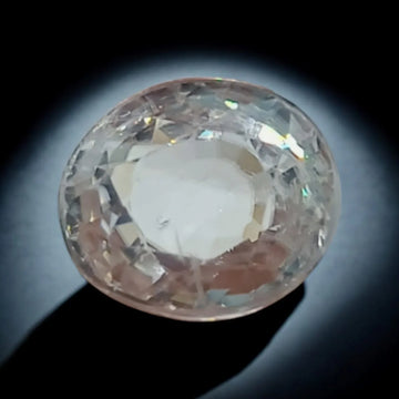 6.46 Ct 7.11 Ratti Natural White Zircon Gemstone For Venus AAAAA - Venus Gems