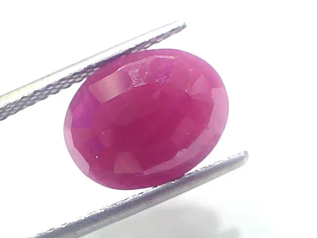 6.47 Ct Certified Unheated Untreated Natural New Burma Ruby - Venus Gems