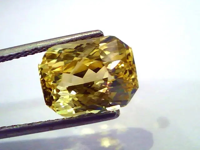 6.44 Ct Unheated Untreated Natural Ceylon Yellow Sapphire AAA