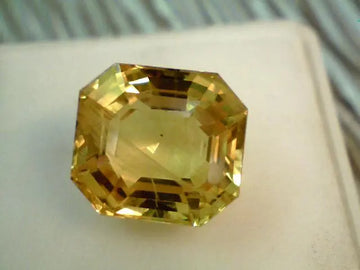 6.45 CARAT PREMIUM COLOUR NATURAL BANGKOK YELLOW SAPPHIRE A+++++