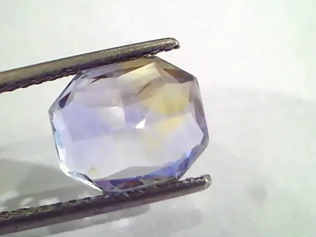 6.45 Ct Unheated Untreated Natural Yellow Blue Mix Pitambari Sapphire - Venus Gems