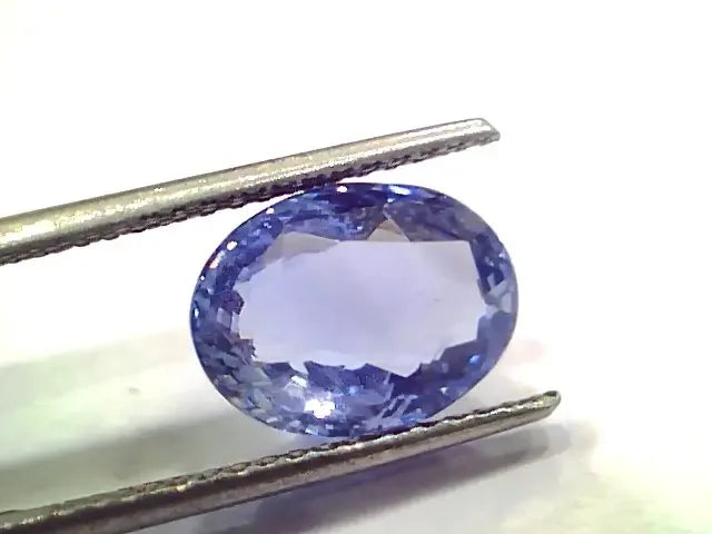 6.47 Ct IGI Certified Unheated Untreated Natural Burma Blue Sapphire - Venus Gems