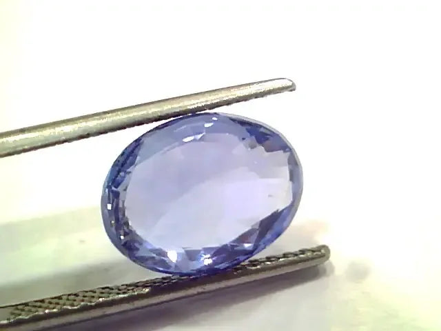 6.47 Ct IGI Certified Unheated Untreated Natural Burma Blue Sapphire - Venus Gems