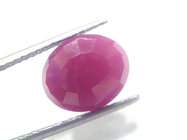 6.54 Ct Certified Unheated Untreated Natural New Burma Ruby - Venus Gems
