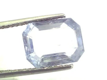6.48 Ct Unheated Untreated Natural Premium White Sapphire Gemstone - Venus Gems