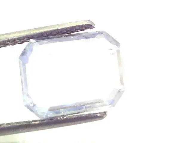 6.48 Ct Unheated Untreated Natural Premium White Sapphire Gemstone - Venus Gems