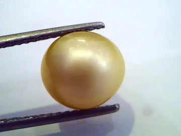 6.49 Ct 27.45 Chaw Natural Real Basra Pearl Moti Certified *RARE