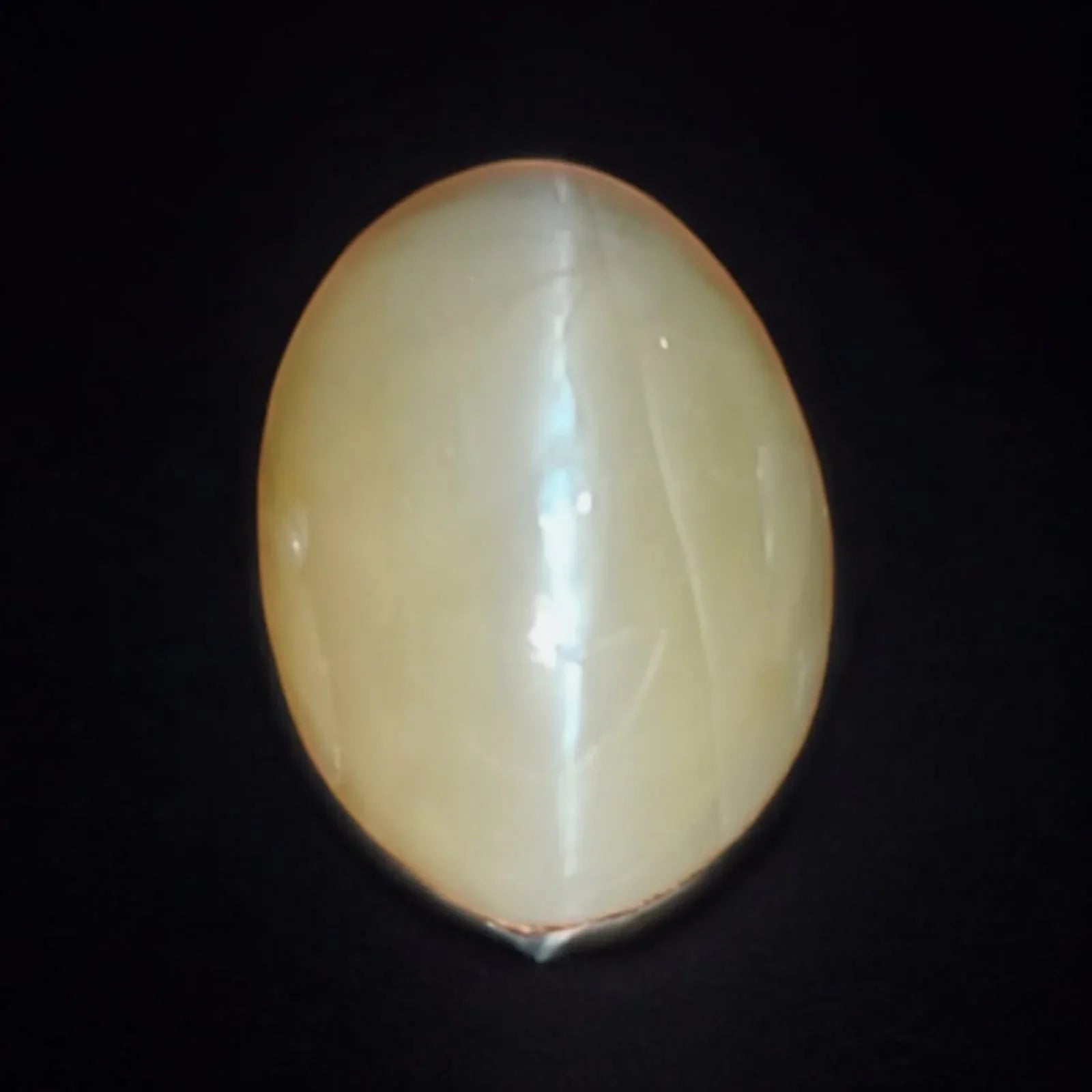 6.54 Ct Certified Untreated Natural Chrysoberyl Cats Eye Lehsunia - Venus Gems