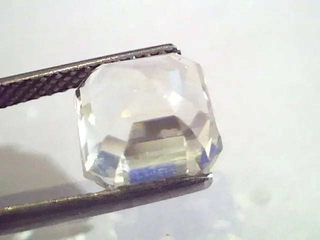 6.66 Ct IGI Certified Unheated Untreated Natural Premium White Sapphire AAA - Venus Gems