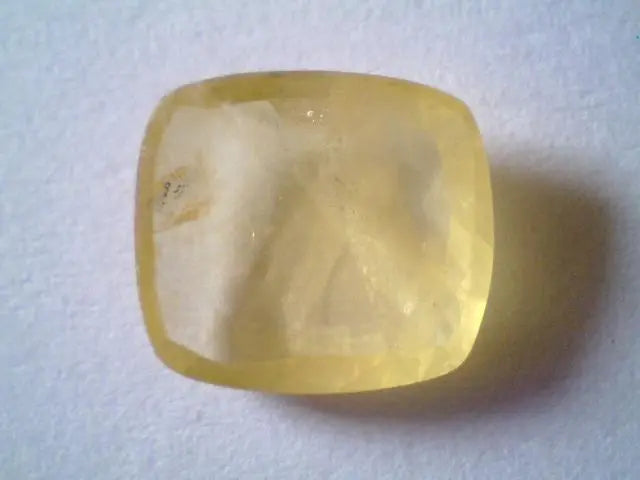 6.50 Ct Unheated Untreated Natural Ceylon Yellow Sapphire Gems