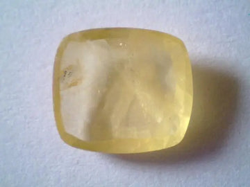 6.50 Ct Unheated Untreated Natural Ceylon Yellow Sapphire Gems