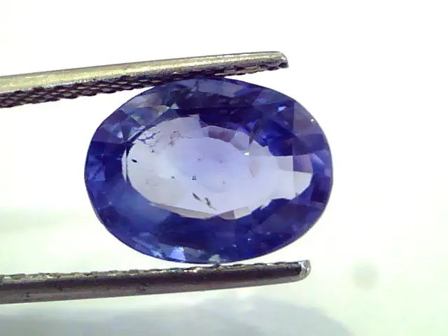 6.51 Ct IGI Certified Unheated Untreated Natural Ceylon Blue Sapphire