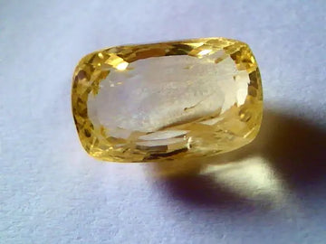 6.5 Ct Unheated Untreated Natural Ceylon Yellow Sapphire Pukhraj