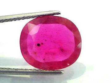 6.55 Ct Natural New Burma Ruby,Real Manik Gemstones VS Qquality