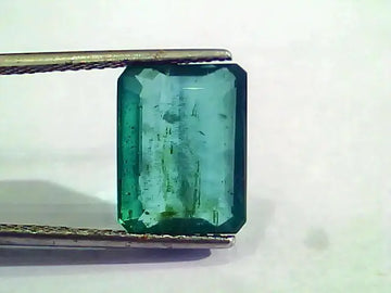 6.57 Ct Untreated Natural Zambian Emerald Gemstone Panna AA++