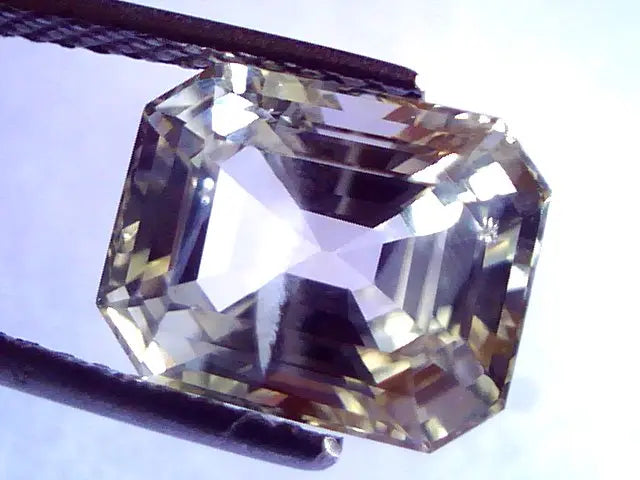 6.60 Ct Unheated Untreated Natural Ceylon White Sapphire Gems
