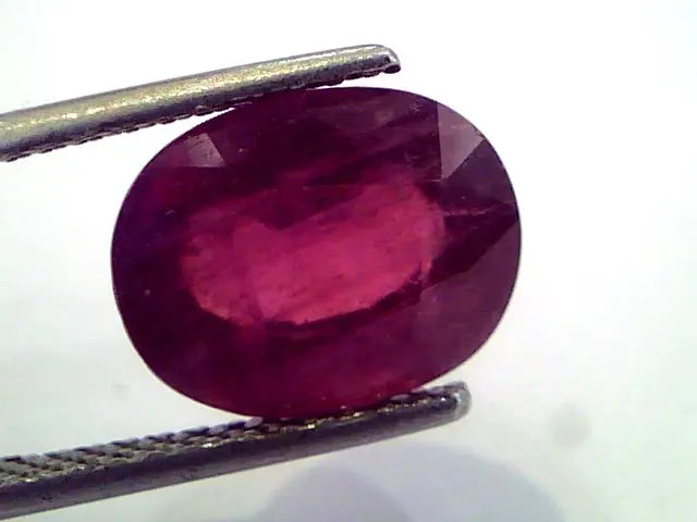 6.63 Ct Natural Ruby Gemstone Manek Gem for Sun (Heated)