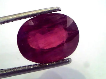 6.63 Ct Natural Ruby Gemstone Manek Gem for Sun (Heated)