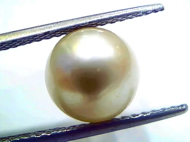 6.57 Ct Natural Certified Real South Sea Pearl Certified Moti