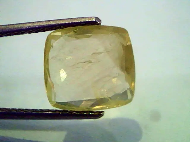 6.60 Ct Unheated Untreted Natural Ceylon Yellow Sapphire/Pukhraj