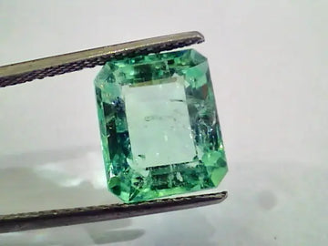 6.61 Ct Unheated Natural Colombian Emerald Gemstone **RARE**