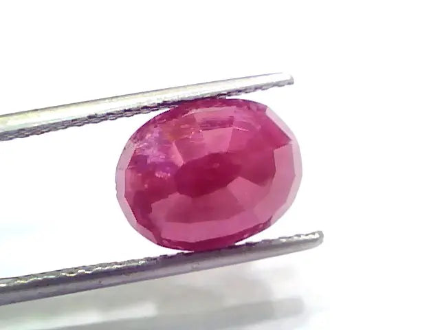 6.67 Ct Certified Unheated Untreated Natural New Burma Ruby