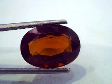 6.72 Ct Untreated Natural Ceyloni Gomedh Gemstone/Hessonite AAA