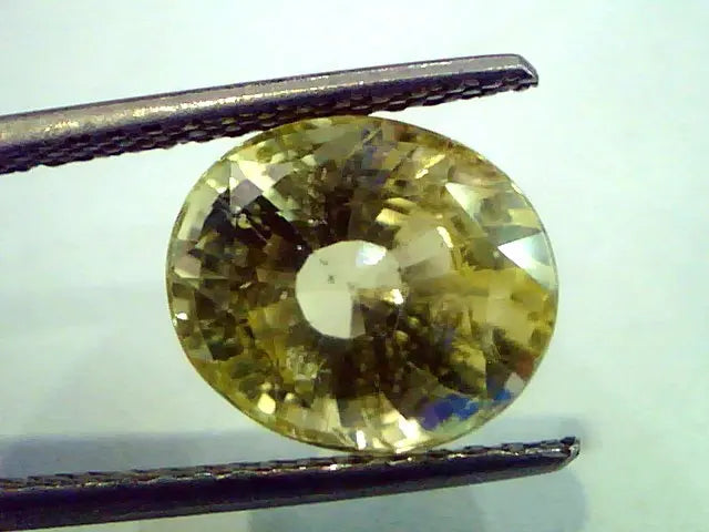 6.69 Ct Unheated Untreted Natural Ceylon Yellow Sapphire/Pukhraj