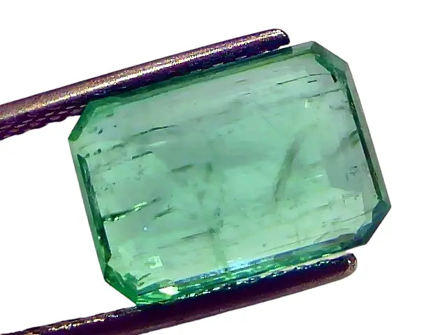 6.71 Ct IGI Certified Untreated Natural Colombian Emerald Gems AAA