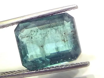 6.79 Ct Certified Untreated Natural Zambian Emerald Panna Gemstone - Venus Gems
