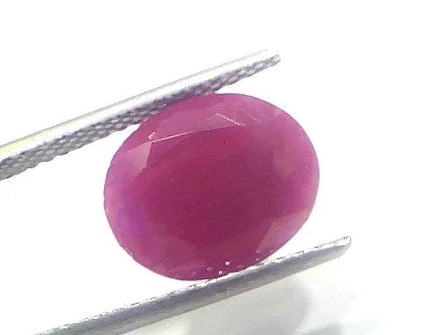 6.83 Ct Certified Unheated Untreated Natural New Burma Ruby - Venus Gems